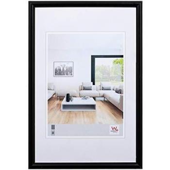 Walther Design HZ318B Bozen Marco de Madera, 13 x 18 cm, Negro