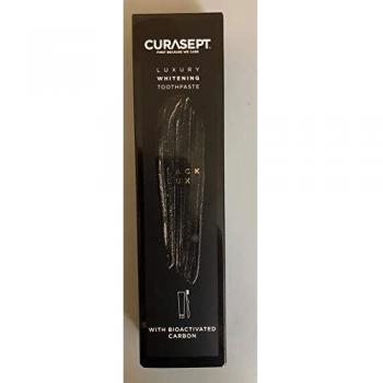 CURASEPT LUXURY - Blanqueador de carbón activo, color negro