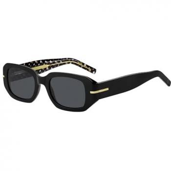 Hugo Boss Black/Grey Rectangular Sunglasses for Women - Size 50 MM