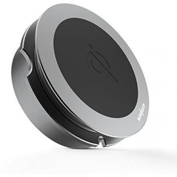 Minibatt FS80 - Cargador inalámbrico Qi para mobiliario, Color Gris
