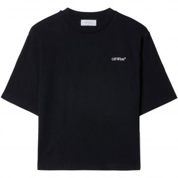 Off-White Women's Black Arrow Cotton T-Shirt Size Small