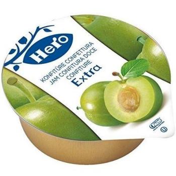 Hero - Confitura ciruela - en porción de aluminio - 25 g, 72 unidades
