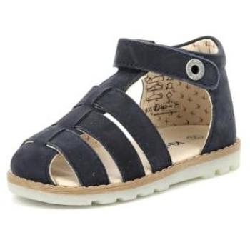 Kickers Nonopi Baby Sandals for Boys - Marine Color, Size 6 UK Child