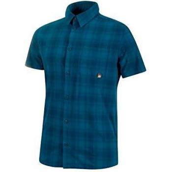 Mammut Trovat Trail - Camisa de Manga Corta para Hombre, Hombre, Camisa de Manga Corta, 1015-00071, Azul Oscuro, S