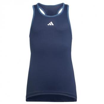 adidas Club Camiseta De Tirantes Niña - Azul Oscuro, Sin Mangas, Collegiate Navy, Talla 14-15 Años