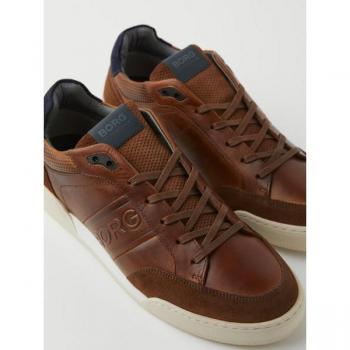 Björn Borg Men's Leather Sneaker SL200 Brown, Size 45