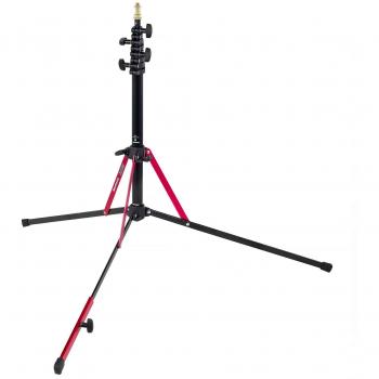 Manfrotto NanoPole - Pie de estudio y soporte de iluminación, ligero y portátil, fabricado en aluminio, altura ajustable hasta 2.5 metros, capacidad de carga de hasta 3 kg, compatible con accesorios de iluminación estándar