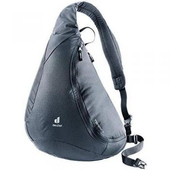 Bolso de hombro Deuter Tommy L 16L negro unisex con llavero y cinturón de cadera