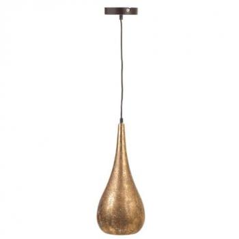 Lámpara de Techo Wanderlust Deco Metal Dorada 20x20x46 cm