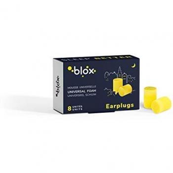 Blox Espuma Cilíndrico - Tapones Para Los Oídos - Sueño Y Descanso - 4 Pares