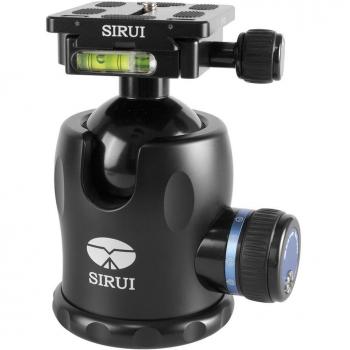 SIRUI K-40X Aluminium Tripod Ball Head 360° Rotating Panoramic Ballhead with TY-70X Arca Swiss Quick Release Plate and Bubble Level for Tripod Monopod DSLR Camera Load Capacity up to 35KG