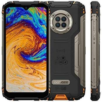 Movil Resistente, DOOGEE S96 Pro, IP68 Impermeable Smartphone, Helio G90 8GB+128GB, Cámara Cuádruple 48MP, Visión Nocturna Infrarroja 20MP, Pantalla 6.22, 6350mAh Batería, NFC, Naranja