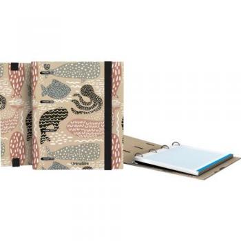 Carpebook 4 anillas 25mm A5 Uninature Ballenas