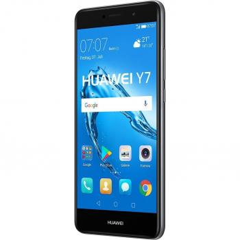 Huawei Y7 Toronto Smartphone - Dual SIM, 4G, 16GB, Negro/Gris - Pantalla de 5.5 (13.9cm), Cámara 12/8MP, Procesador OC 1.4GHz, Memoria RAM de 2GB, Android 7 y Batería de 4000mAh