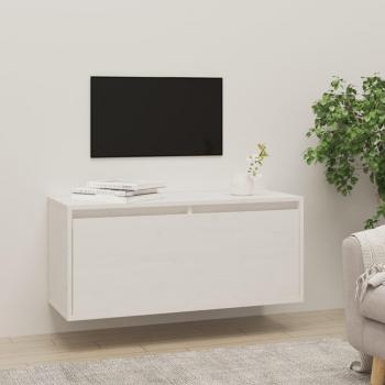 Mueble Bajo De Tv Asmara Horizontal 1 Puerta Blanco 35X80x30 Cm