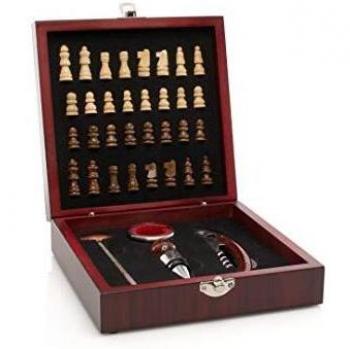 Set di Accessori da Vino e Scacchi