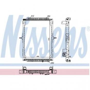 Radiador de Refrigeración del Motor NISSENS 63786