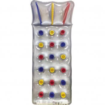 Fashy Colchón Inflable Solar con tecnología de calentamiento solar, material resistente, diseño ergonómico, fácil de inflar y desinflar, ideal para uso en piscinas y playas