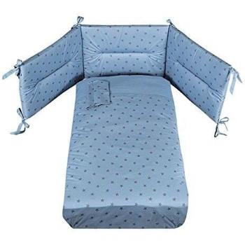 Completo Piumone Picci Stella Stampato Azzurro 3pz