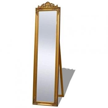 vidaXL Espejo de pie Estilo Barroco 160 x 40 cm Dorado
