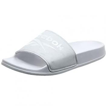 Chanclas Reebok Fulgere Mujer, Zapatos de Playa y Piscina, Color Blanco/Skull Grey, Talla 35 EU