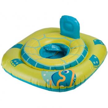 Asiento flotador Speedo Character Swim Seat para bebés de 0 a 1 año y Flotador Speedo Turtle Swim para bebés de 0 a 12 meses en color verde y azul