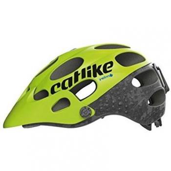 Catlike Yelmo Casco de Ciclismo, Unisex Adulto, Negro/Verde