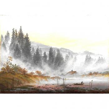 La Mañana por Caspar David Friedrich. 100% pintado a mano óleo sobre lienzo. Reproducción de alta calidad. Envío gratuito