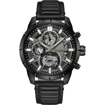 Reloj de hombre POLICE Neist PEWJF0021803 con correa de piel sintética negra