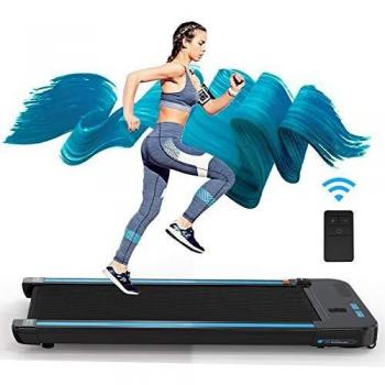 2WD Cinta de Correr, bajo el Escritorio, de Trabajo para Correr, LCD para máquina de Correr con Control Remoto, Delgada de Ejercicio Interior