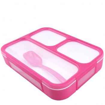 OldPAPA Recipiente hermeticos de Comida, Fiambrera, 3 Compartimentos a Prueba de Fugas - Libre de BPA, Lunchbox