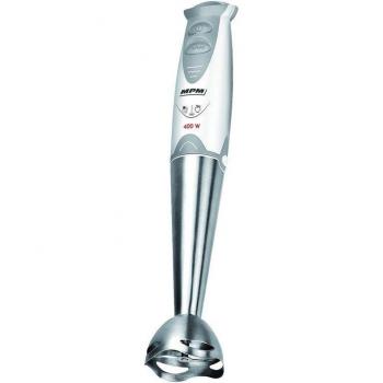 MPM MBL-04 Batidora de Mano Desmontable, Función Turbo, Brazo y Cuchillas de Acero Inoxidable, 400W