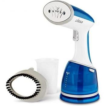 Ufesa GS1700 Plancha Vertical de Vapor, Viaje, 1700W, Depósito 220ml, Elimina Arrugas, Olores y Desinfecta, con Cepillo para Tejidos Gruesos, Listo en 40s, Autoapagado