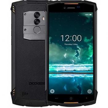 Movil Resistente DOOGEE S55 Smartphone Al Aire Libre Robusto 4G, Doble SIM Libre Android 8.0 Celular, IP68 Teléfono Móvil 4+64GB, 5,5 Pulgadas HD GPS/5500mAh/Cámara 13+8MP/Face ID Celular, Naranja