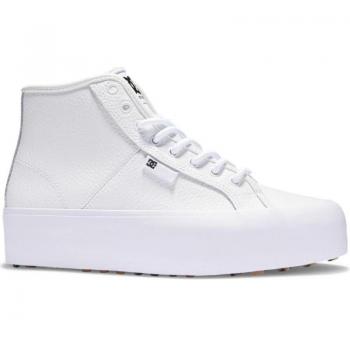Zapatillas de Moda DC Shoes Manual Hi Wnt ADJS300286 - Zapatillas deporte de Mujer DC SHOES MANUAL HI WNT WHITE-WHITE WW0