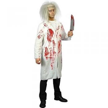Doctor's Coat with Blood, White and Red