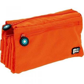 Grafoplás 37543352 - Estuche Portatodo Cuádruple Naranja, bits & Bobs, 23 x 12 cm