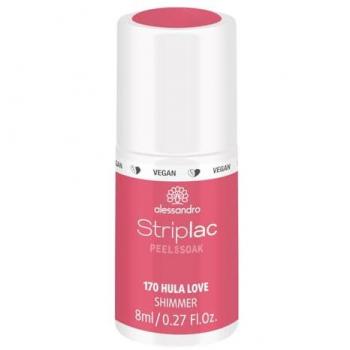 Alessandro Striplac Peel or Soak Hula Love Esmalte de Uñas LED en Tono Frambuesa Brillante 8ml