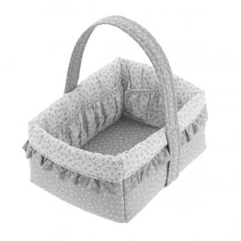 Cambrass Cesta Canastilla 22.5x29x29 cm Liberty Gris