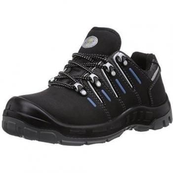Wortec Manolo S1P - Calzado de protección unisex, color negro/gris/azul, talla 39