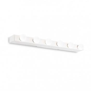 Aplique de pared Prive Metal blanco 6 bombillas 4cm Ideal Lux