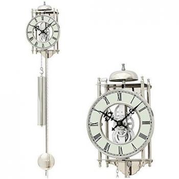 Reloj de Pared AMS 304 con Pendulo y Diseño Elegante