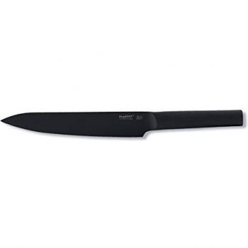 BergHOFF Ron Titanium Ceramic Coated Non-Stick Carving Knife, Steel, Black, 7 x 3 x 36 cm