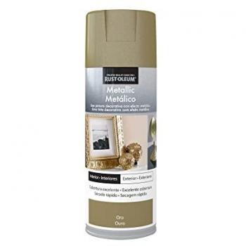 Pintura Spray Metalizada Oro 400 ml - Aerosol para Metal con Acabado Brillante