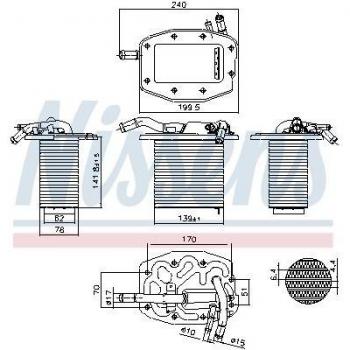 Intercooler NISSENS 961297 - Enfriador de aire de carga para alto rendimiento
