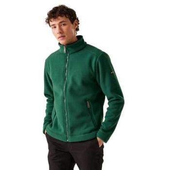 Regatta Men's Garrian II Full Zip Micro Fleece Jacket - Rain Forest Black, Size M