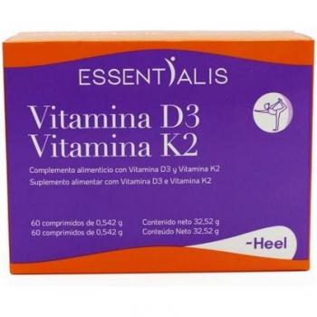 Essentialis Vitamina D3 + Vitamina K2 60 comprimidos