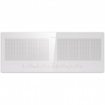 Placa de inducción encastrable Klarstein Masterzone 90 Slim Flex, 4 zonas de cocción, 2 zonas flexibles, ThermoBoost, Tecnología Smart Flex, máxima potencia 7200 W