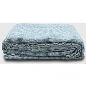 Burrito Blanco Colcha boutí Color Celeste 132