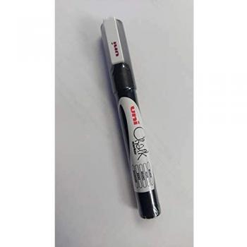 Marker Uni Chalk yeso líquido PWE3MS punta fina negra